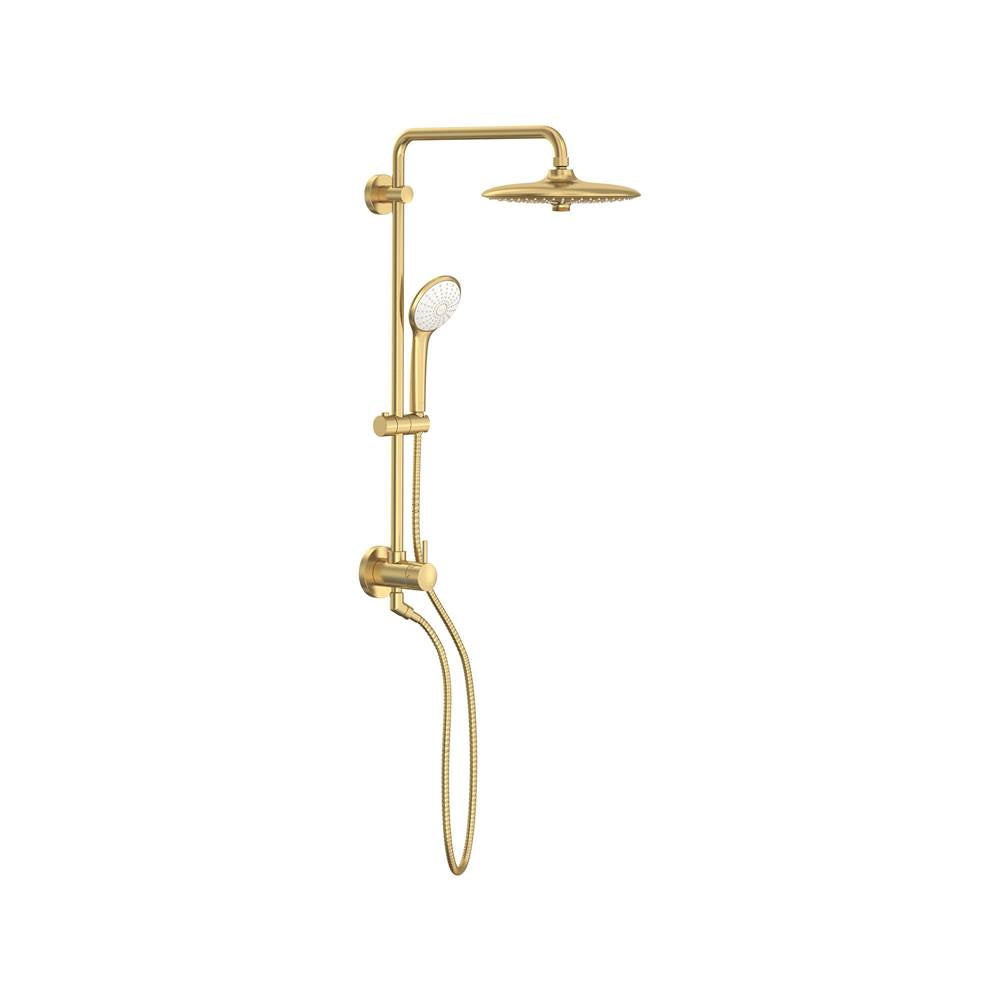 Grohe - 260 Shower System, 2.5 gpm - Brushed Cool Sunrise