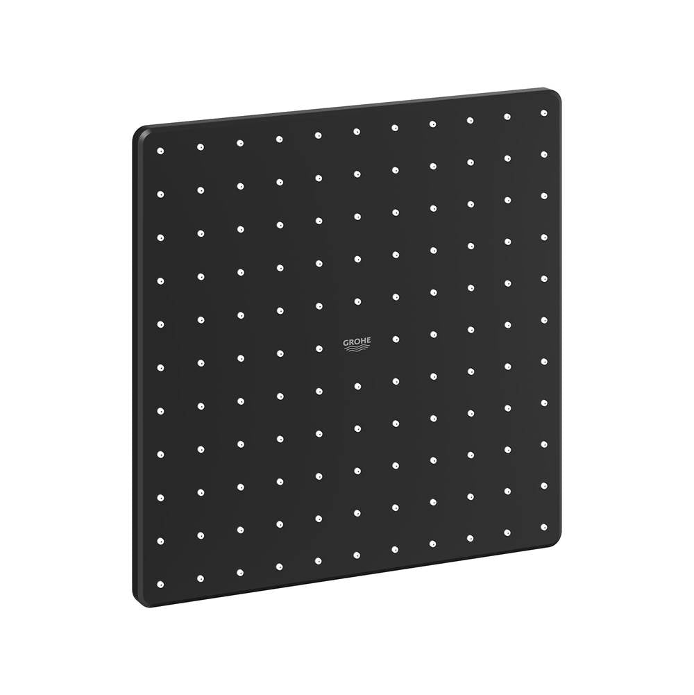 Grohe - 310 Mono Shower Head, 12 - 1 Spray, 1.75 gpm - Matte Black