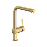 Grohe - Single-Handle Pull-Out Kitchen Faucet Dual Spray 1.75 GPM - Brushed Cool Sunrise