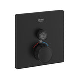 Grohe - Single Function Thermostatic Valve Trim - Matte Black