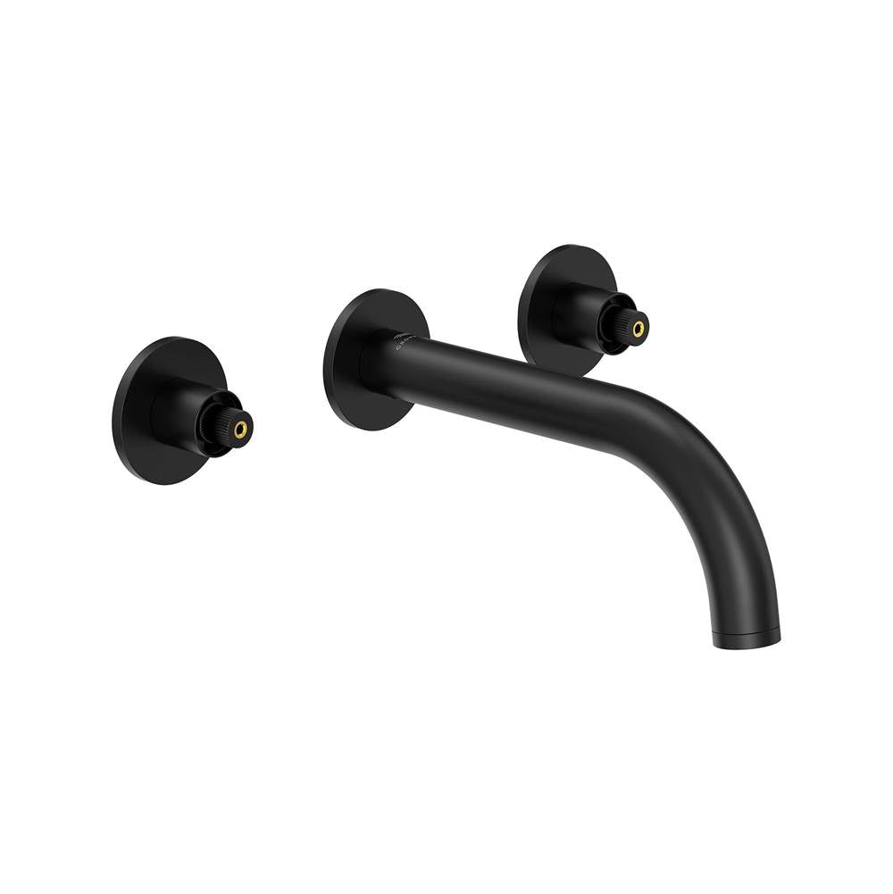 Grohe - Atrio 2-Handle Wall Mount Faucet 1.2 GPM - Matte Black