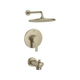 Grohe - Lineare Pressure Balance Valve Tub/Shower Combo - Brushed Nickel