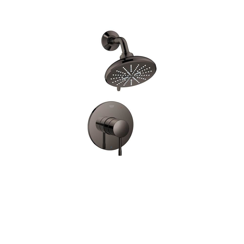 Grohe - Essence Pressure Balance Valve Shower Only Combo - Hard Graphite