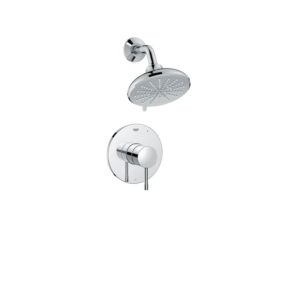 Grohe - Essence Pressure Balance Valve Shower Only Combo - Chrome