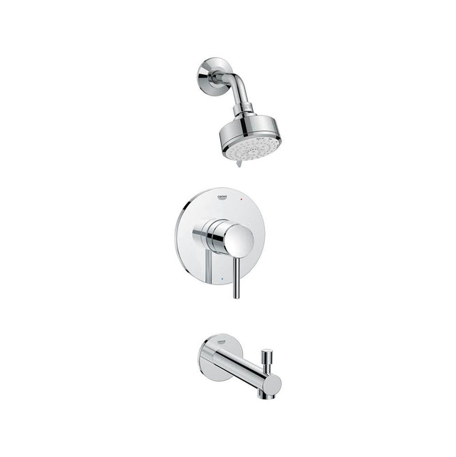 Grohe - Concetto Pressure Balance Valve Tub/Shower Combo - Chrome