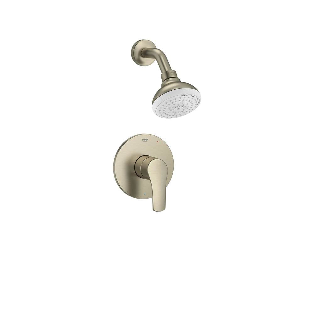 Grohe - Eurosmart Pressure Balance Valve Shower Only Combo - Brushed Nickel