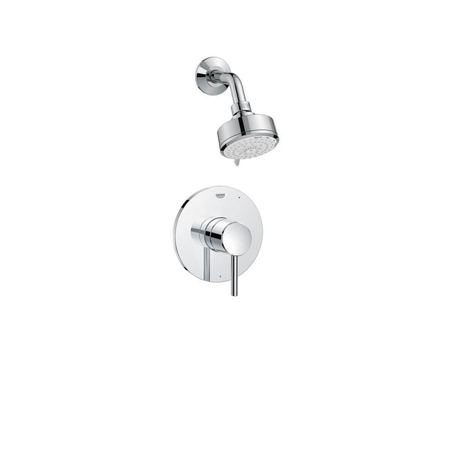 Grohe - Concetto Pressure Balance Valve Shower Only Combo - Chrome