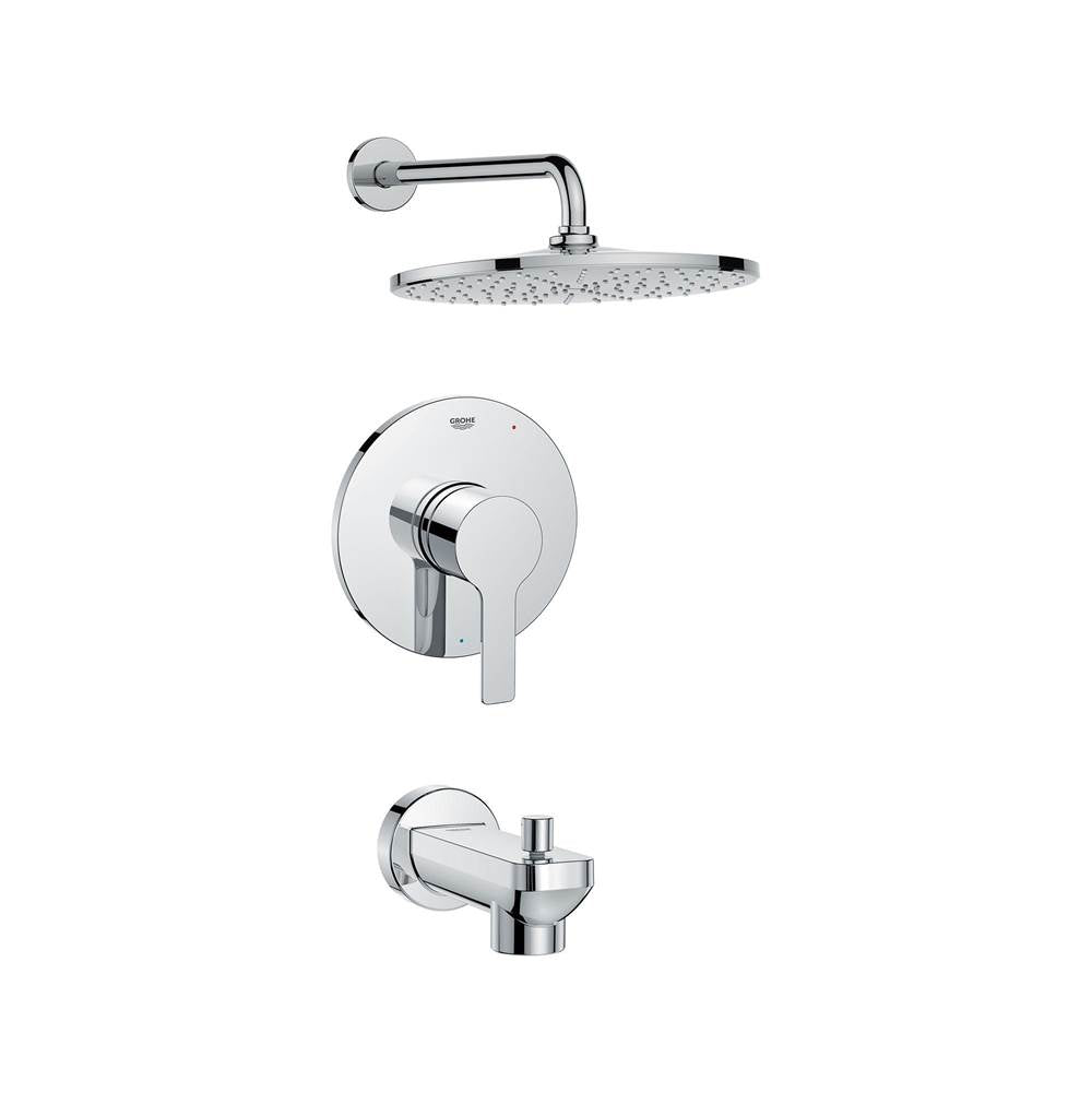 Grohe - Lineare Pressure Balance Valve Tub/Shower Combo - Chrome