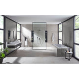 4-Hole Single-Handle Deck Mount Roman Tub Faucet with 1.75 GPM Hand Shower