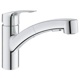 Grohe - Eurosmart Single-Handle Dual Spray Pull-Out Kitchen Faucet - Chrome