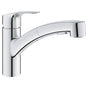 Grohe - Eurosmart Single-Handle Dual Spray Pull-Out Kitchen Faucet - Chrome