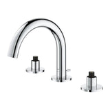 Grohe - 8-inch Widespread 2-Handle S-Size Bathroom Faucet 1.2 GPM - Chrome