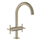 Grohe - Single Hole Two-Handle L-Size Bathroom Faucet 1.2 GPM - Brushed Nickel
