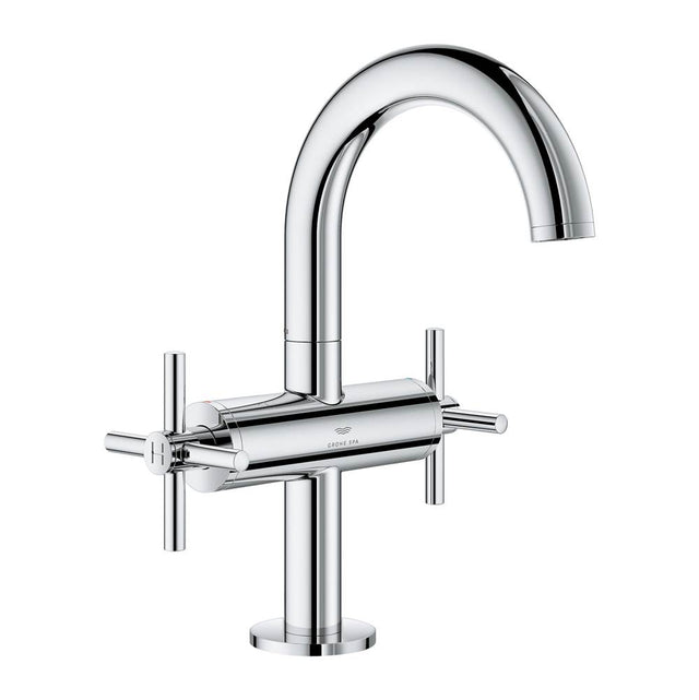 Grohe - Single Hole Two-Handle M-Size Bathroom Faucet 1.2 GPM - Chrome