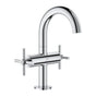 Grohe - Single Hole Two-Handle M-Size Bathroom Faucet 1.2 GPM - Chrome