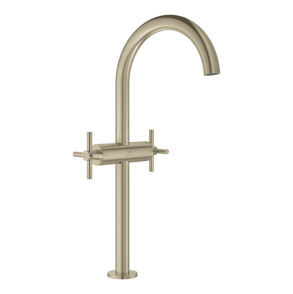 Grohe - Single Hole Two-Handle XL-Size Bathroom Faucet 1.2 GPM - Brushed Nickel