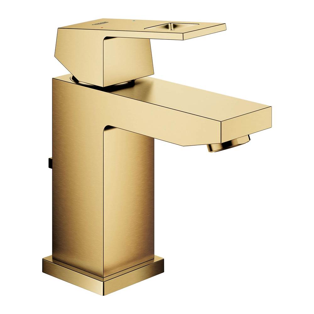 Grohe - Single Hole Single-Handle S-Size Bathroom Faucet 1.2 GPM - Brushed Cool Sunrise