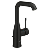 Grohe - Single Hole Single-Handle L-Size Bathroom Faucet 1.2 GPM - Matte Black