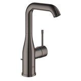 Grohe - Single Hole Single-Handle L-Size Bathroom Faucet 1.2 GPM - Hard Graphite