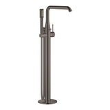 Grohe - Single-Handle Freestanding Tub Faucet with 1.75 GPM Hand Shower - Hard Graphite