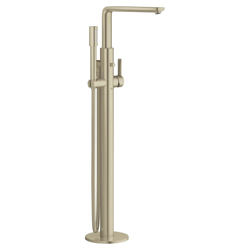 Grohe - Single-Handle Freestanding Tub Faucet with 1.75 GPM Hand Shower - Brushed Nickel