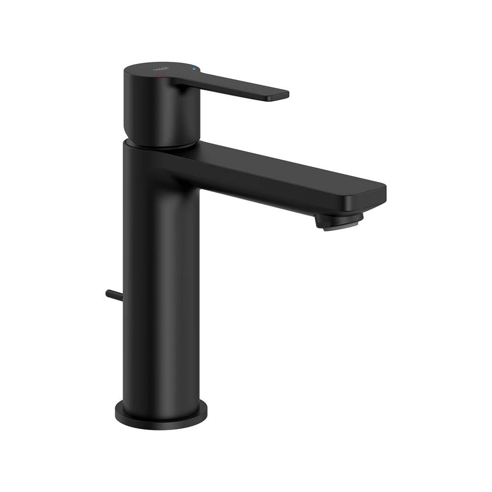 Grohe - Single Hole Single-Handle S-Size Bathroom Faucet 1.2 GPM - Matte Black