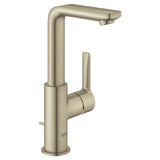 Grohe - Single Hole Single-Handle L-Size Bathroom Faucet 1.2 GPM - Brushed Nickel