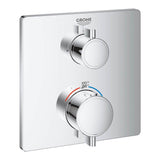 Grohe - Dual Function 2-Handle Thermostatic Valve Trim - Chrome