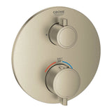 Grohe - Dual Function 2-Handle Thermostatic Valve Trim - Brushed Nickel