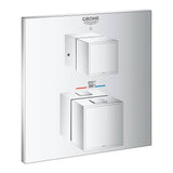 Grohe - Single Function 2-Handle Thermostatic Valve Trim - Chrome