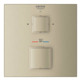 Grohe - Dual Function 2-Handle Thermostatic Valve Trim - Brushed Nickel