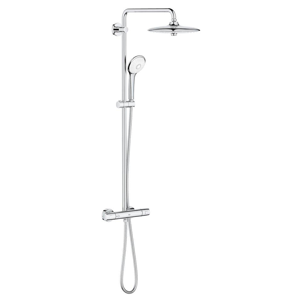 Grohe - 260 CoolTouch Thermostatic Shower System, 1.75 gpm - Chrome