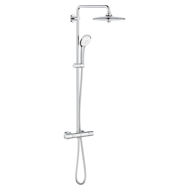 Grohe - 260 CoolTouch Thermostatic Shower System, 1.75 gpm - Chrome