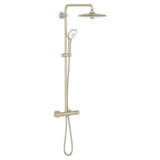 Grohe - 260 CoolTouch Thermostatic Shower System, 1.75 gpm - Brushed Nickel