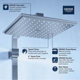 150 Shower Head, 6 - 1 Spray, 1.75 gpm