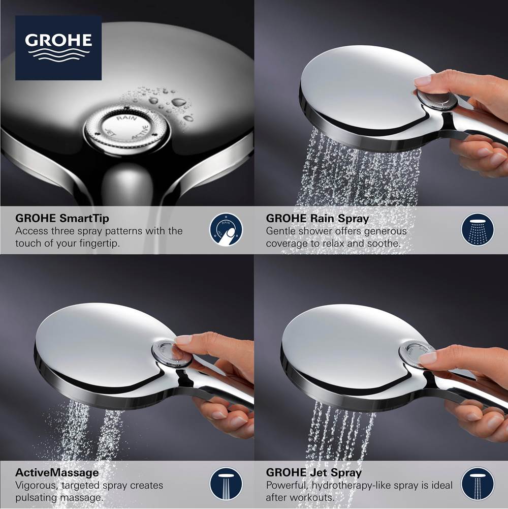 Hand Shower - 3 Sprays, 1.75 gpm