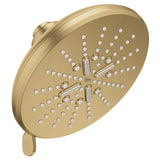 Grohe - Shower Head, 6-1/2 - 3 Sprays, 1.75gpm - Brushed Cool Sunrise