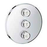 Grohe - Triple Volume Control Trim - Chrome