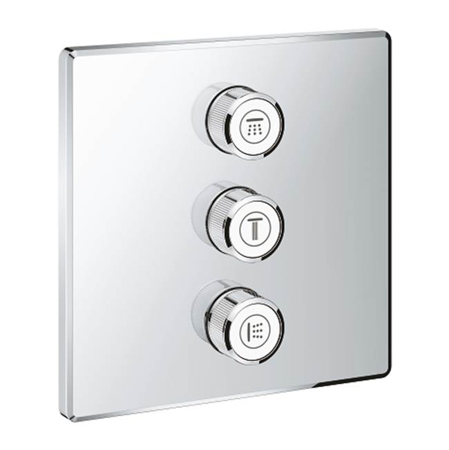 Grohe - Triple Volume Control Trim - Chrome