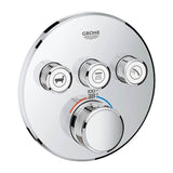 Grohe - Triple Function Thermostatic Valve Trim - Chrome