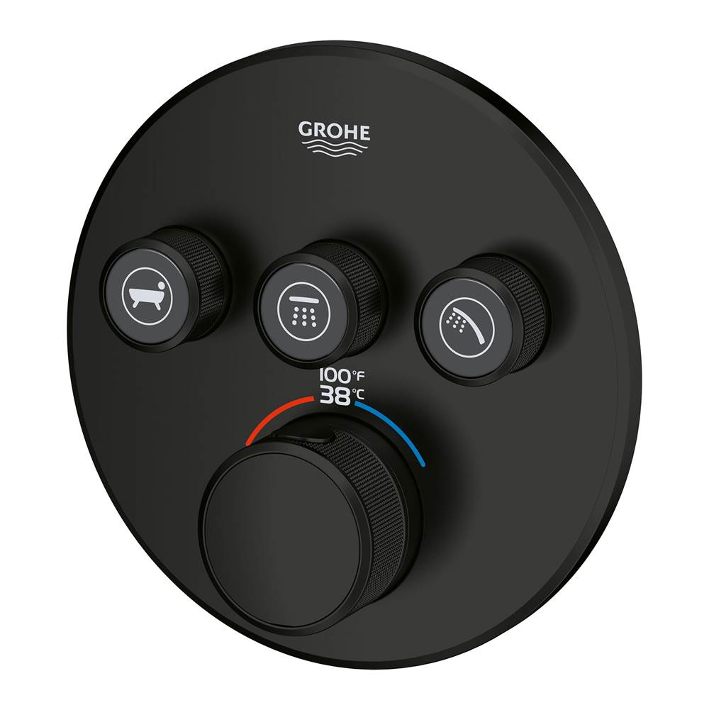 Triple Function Thermostatic Valve Trim