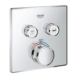 Grohe - Dual Function Thermostatic Valve Trim - Chrome