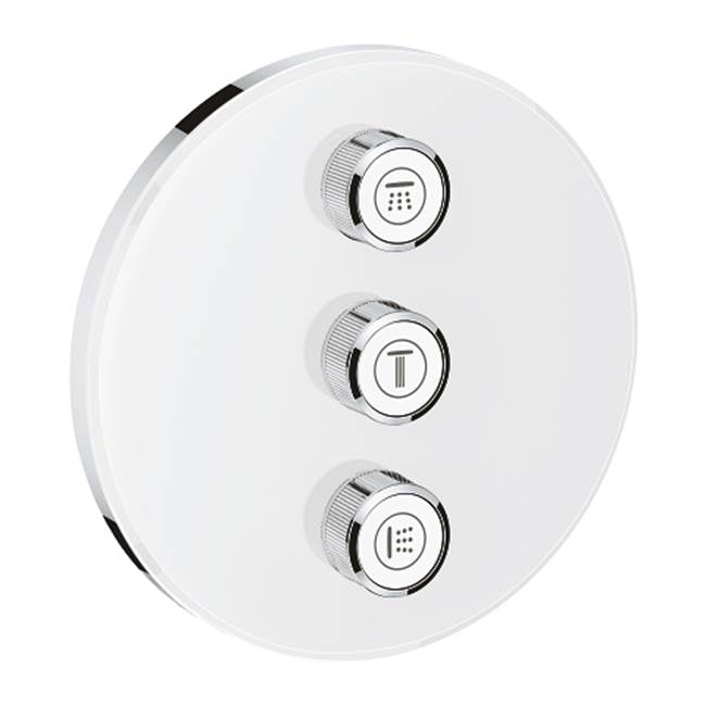 Grohe - Triple Volume Control Trim - Moon White