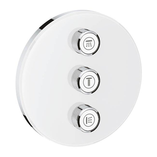 Grohe - Triple Volume Control Trim - Moon White