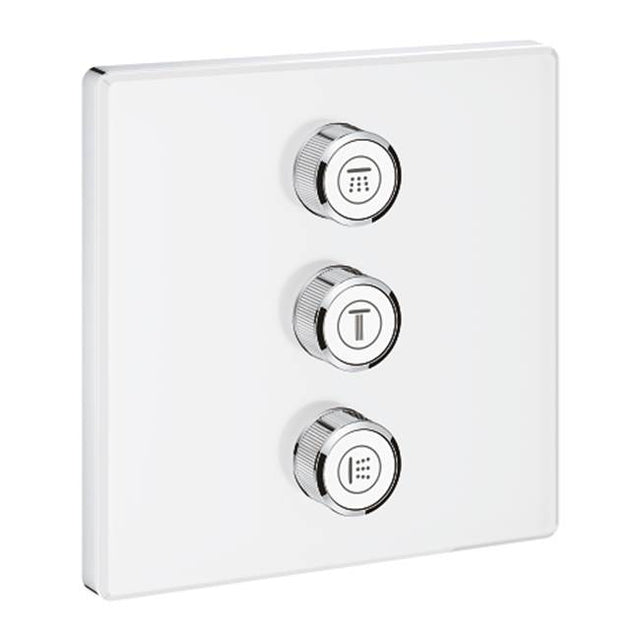 Grohe - Triple Volume Control Trim - Moon White