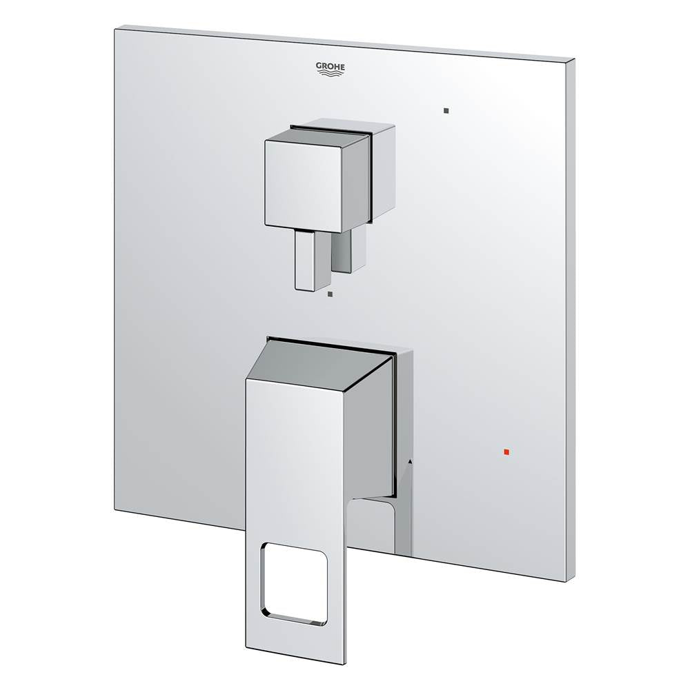 Grohe - EUROCUBE PRESSURE BALANCE VALVE TRIM WITH 2-WAY DIVERTER WITH CARTRIDGE - Chrome