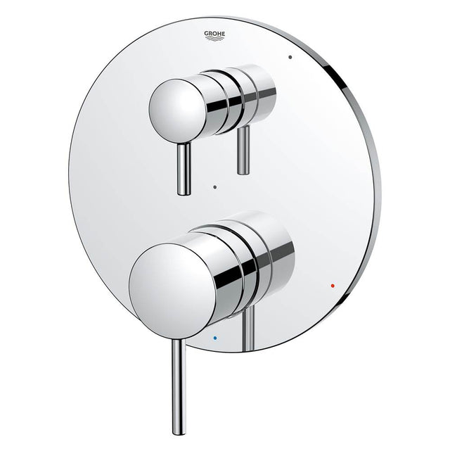 Grohe - TIMELESS PRESSURE BALANCE VALVE TRIM WITH 2-WAY DIVERTER WITH CARTRIDGE - Chrome