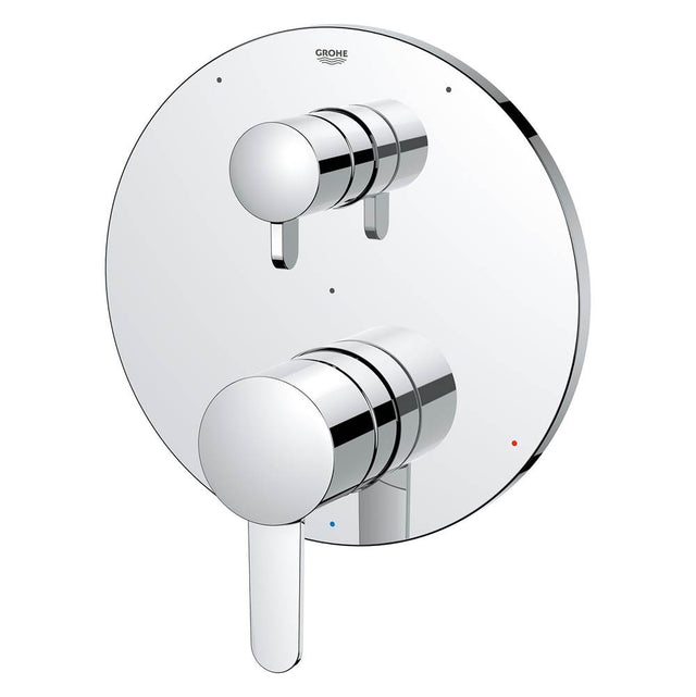 Grohe - COSMOPOLITAN PRESSURE BALANCE VALVE TRIM WITH 3-WAY DIVERTER WITH CARTRIDGE - Chrome