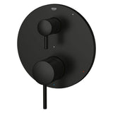 Grohe - TIMELESS PRESSURE BALANCE VALVE TRIM WITH 3-WAY DIVERTER WITH CARTRIDGE - Matte Black