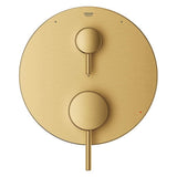 Grohe - TIMELESS PRESSURE BALANCE VALVE TRIM WITH 3-WAY DIVERTER WITH CARTRIDGE - Brushed Cool Sunrise